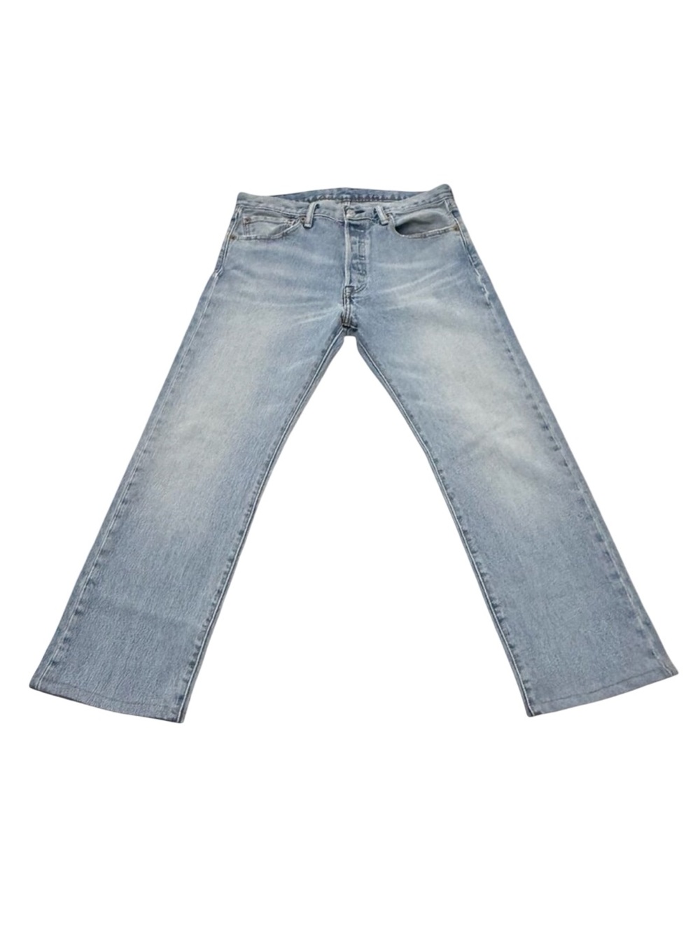 Levi’s Men’s Vintage Light Wash Blue Jeans 31x27 Button Fly 2010s Denim